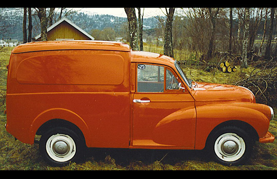 Olaf Engvig's Morris Minor named Red Scare